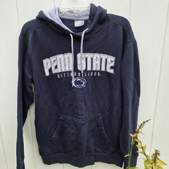 Knights Apparel Penn State Nittany Lions Blue Heavy Hoodie Pocket Adult Medium - Picture 1 of 6